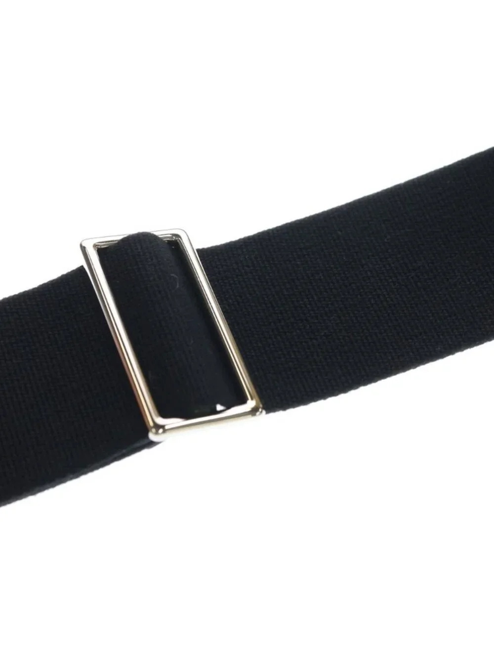 Hermes Geta Black Chevre Shoulder Bag Leather Silver